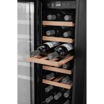 Cavin - Pendingin Anggur dan Bir Terintegrasi - Arctic Collection 60 Duo Fullglass Hitam